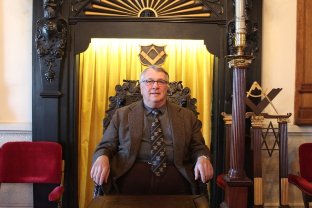Provincial Grand Master of Devonshire, Ian Kingsbury.